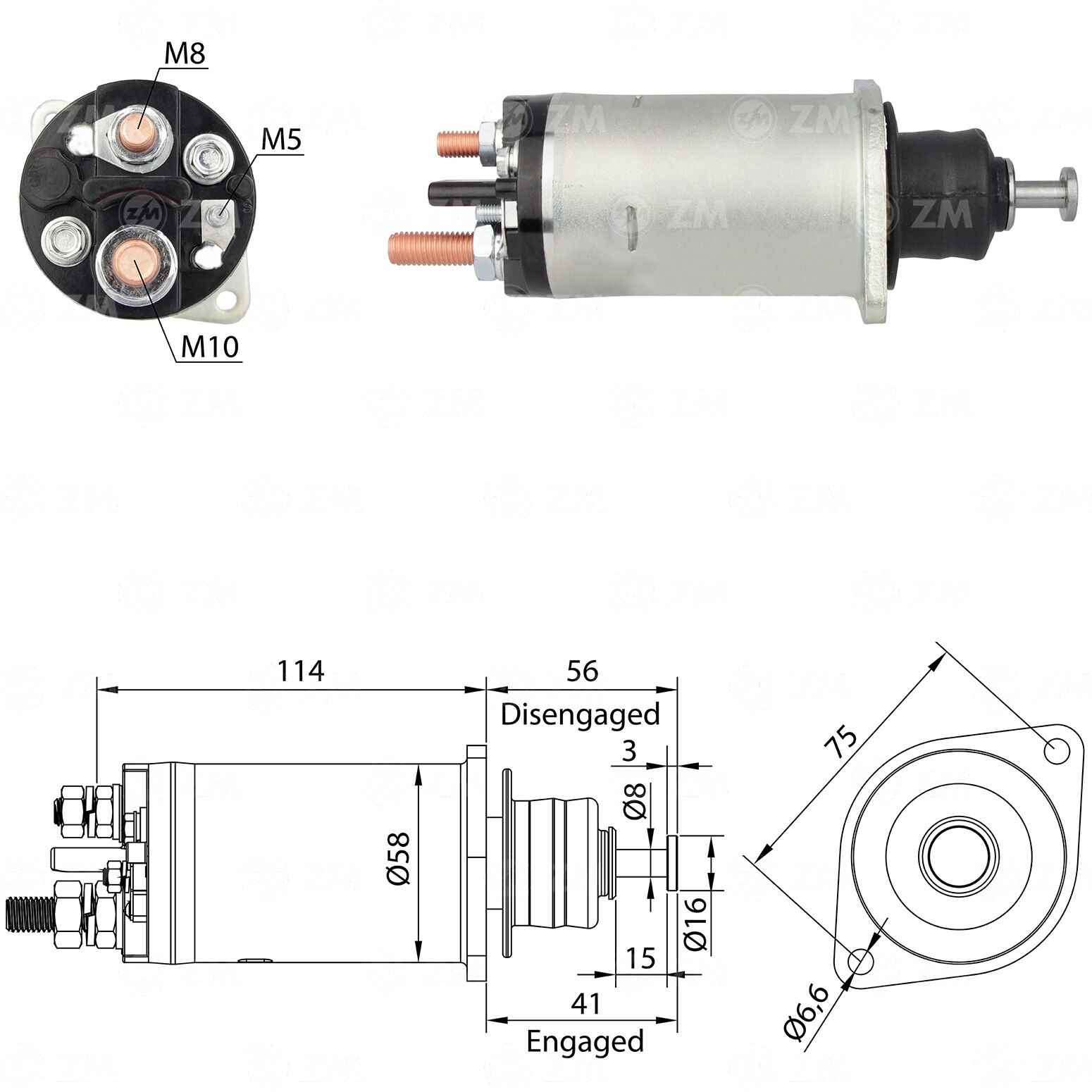 ZM 818 - MARŞ OTOMATİĞİ 12V
