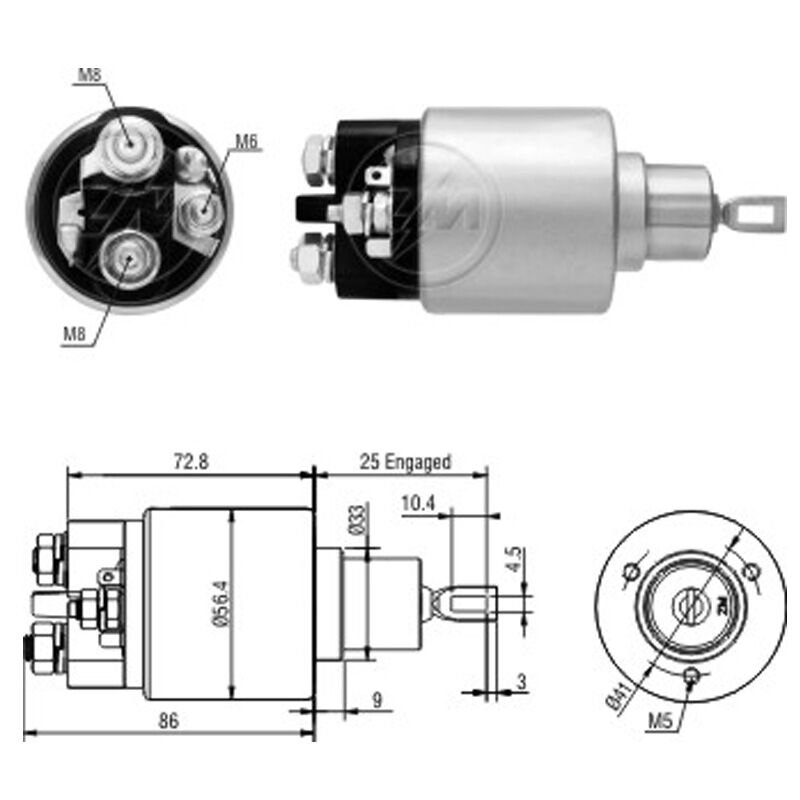 ZM 5973 - MARŞ OTOMATİĞİ 12V