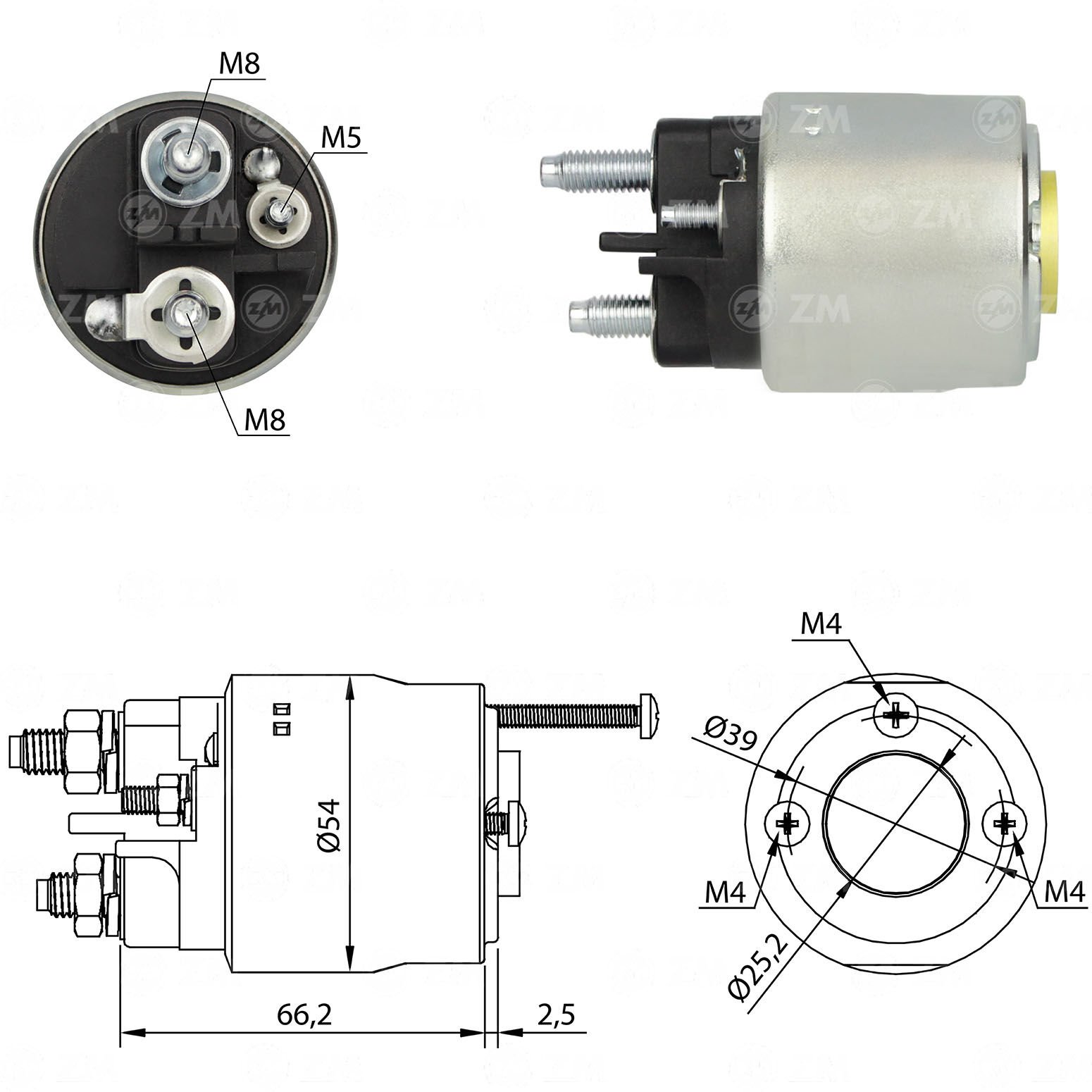 ZM 2496 - MARŞ OTOMATİĞİ 12V