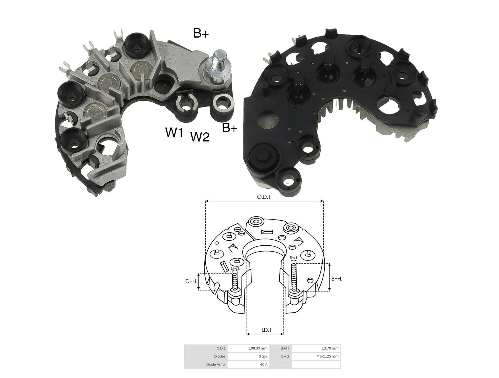 ALTERNATOR DIOT TABLASI FIAT DUCATO YENI MODEL (KOMPLE DEGIL)