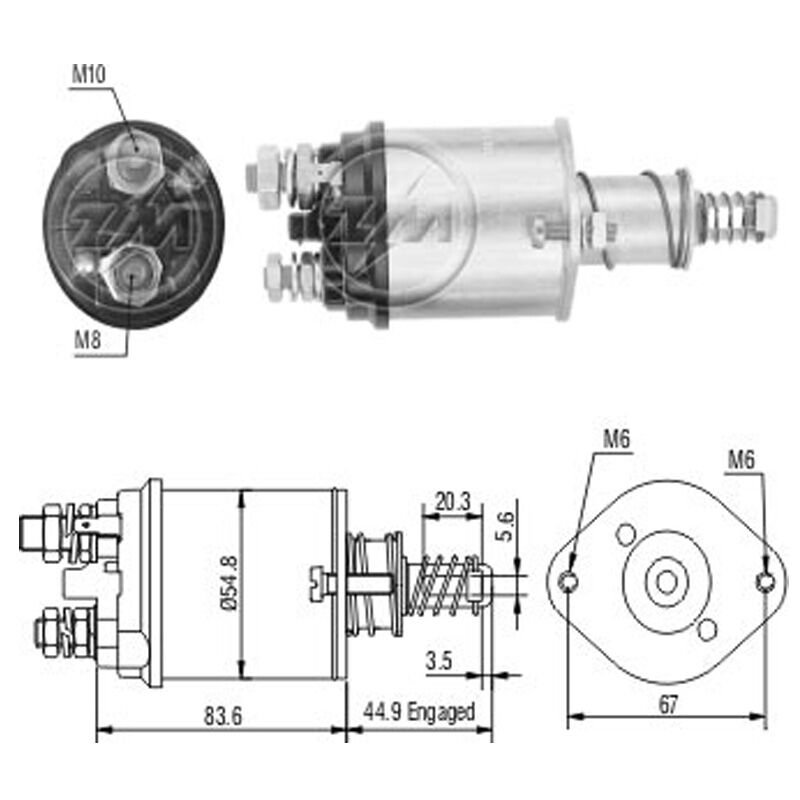 ZM 615 - MARŞ OTOMATİĞİ 12V