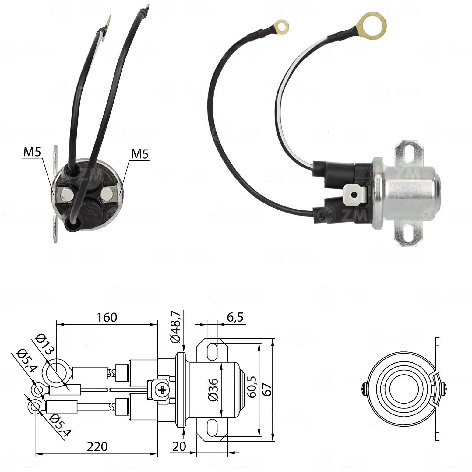 ZM 5407 - MARŞ OTOMATİĞİ 12V