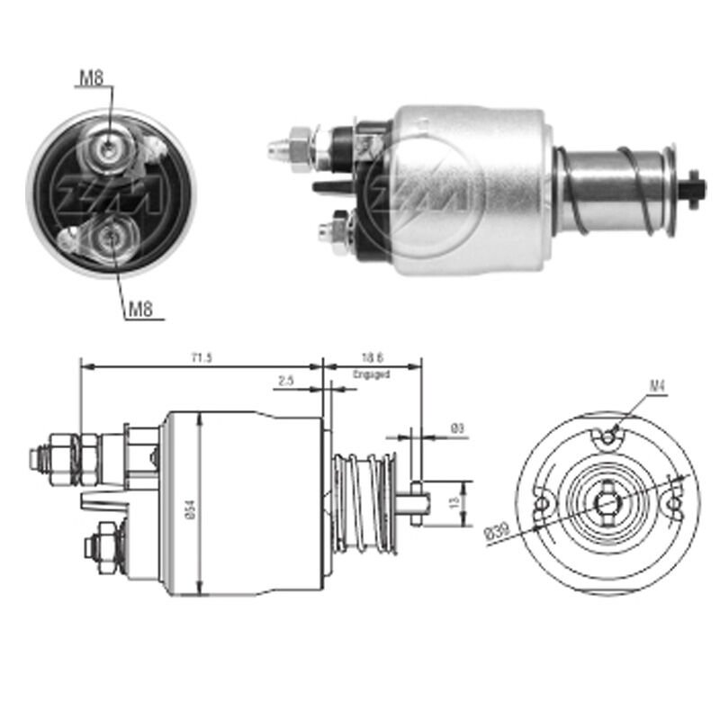 ZM 8495 - MARŞ OTOMATİĞİ 12V