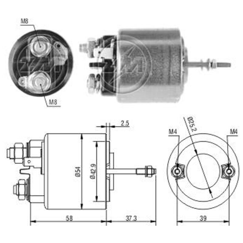 ZM 595 - MARŞ OTOMATİĞİ 12V