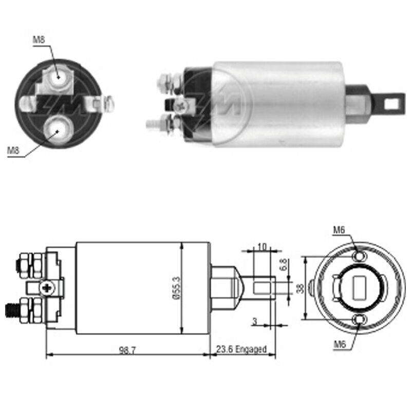 ZM 1895 - MARŞ OTOMATİĞİ 12V