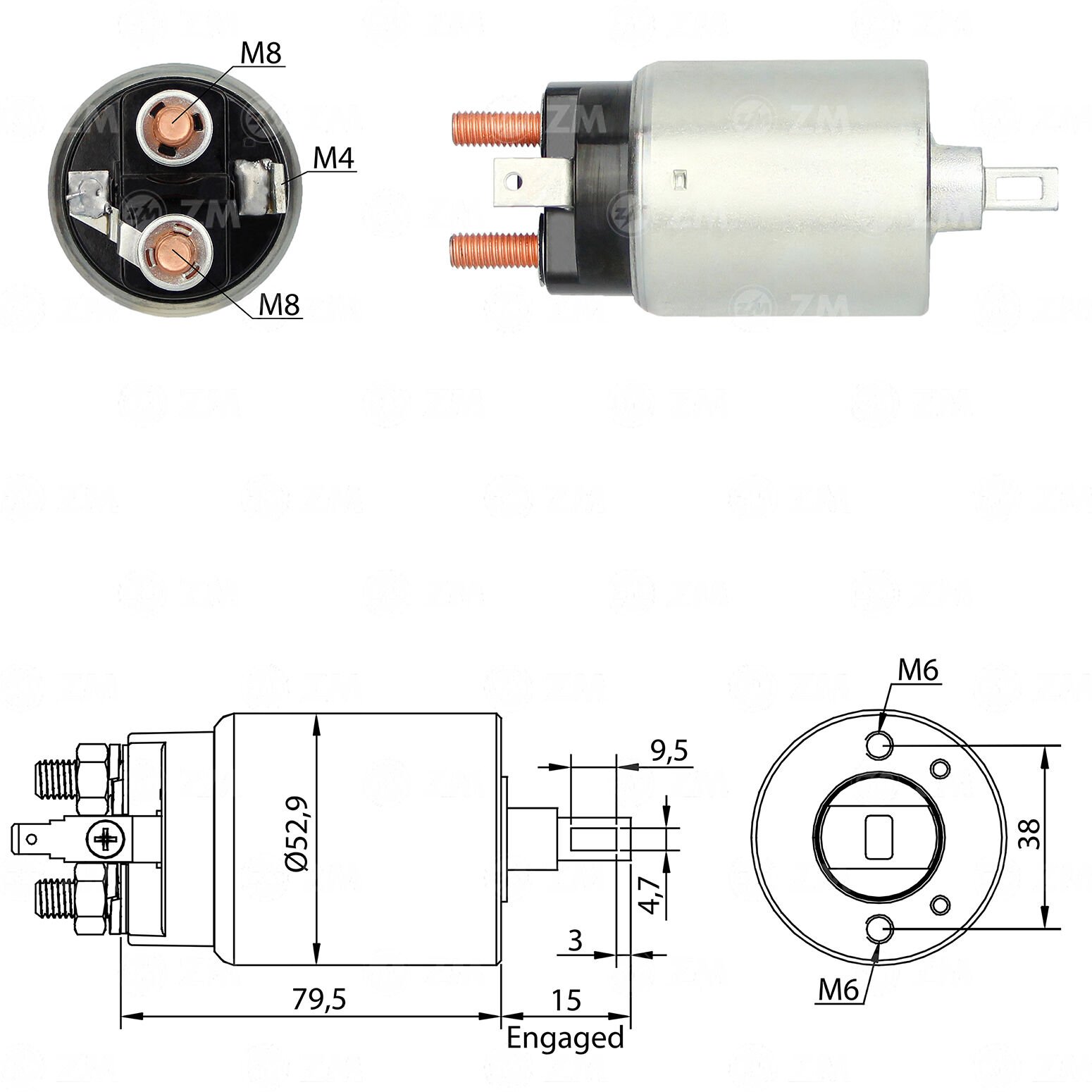 ZM 5981 - MARŞ OTOMATİĞİ 12V