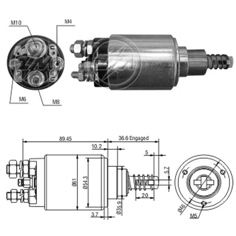 ZM 3640 - MARŞ OTOMATİĞİ 12V
