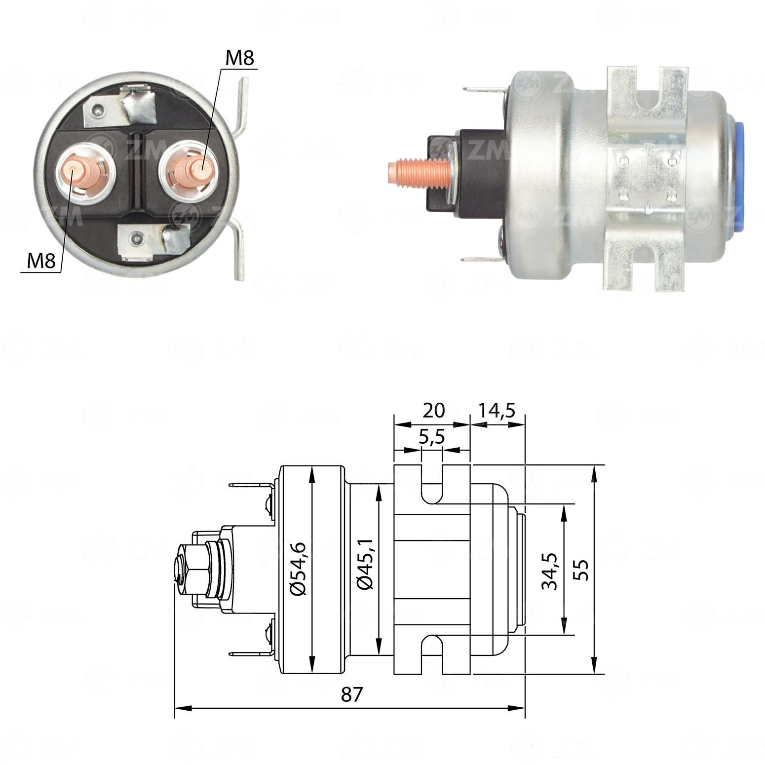 ZM 405 - MARŞ OTOMATİĞİ 12V