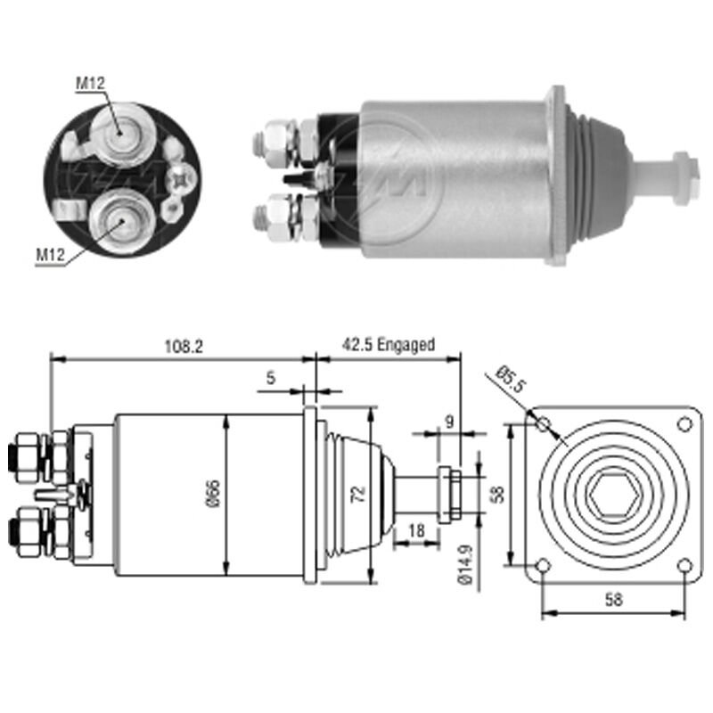 ZM 1833 - MARŞ OTOMATİĞİ 24V