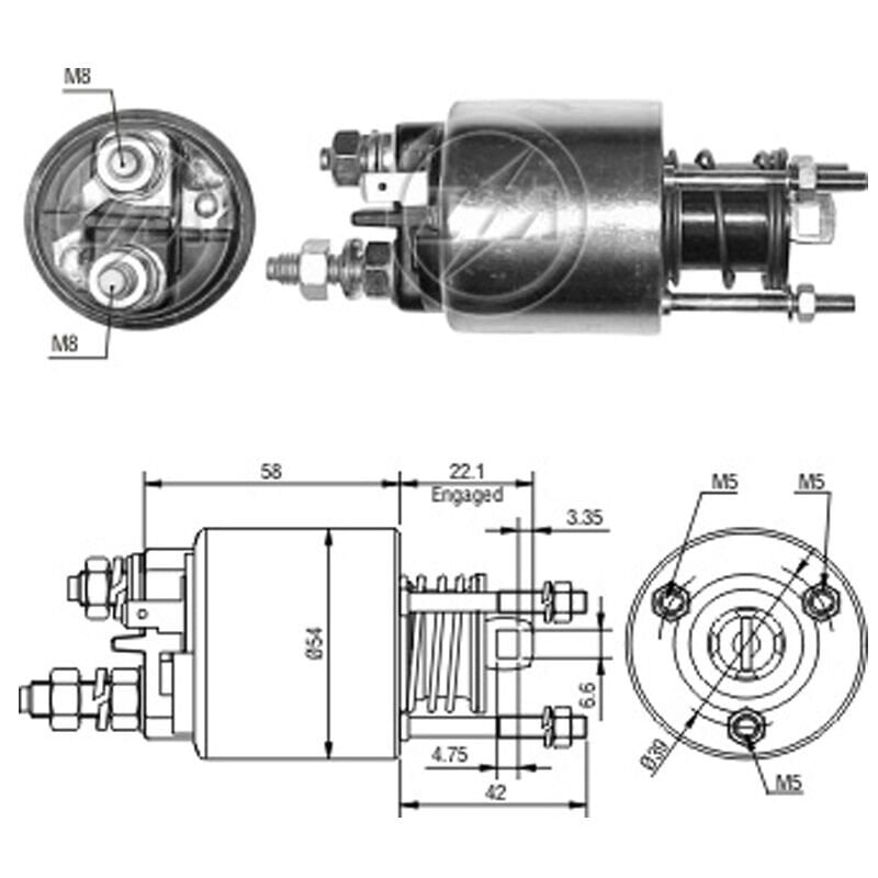 ZM 6595 - MARŞ OTOMATİĞİ 12V