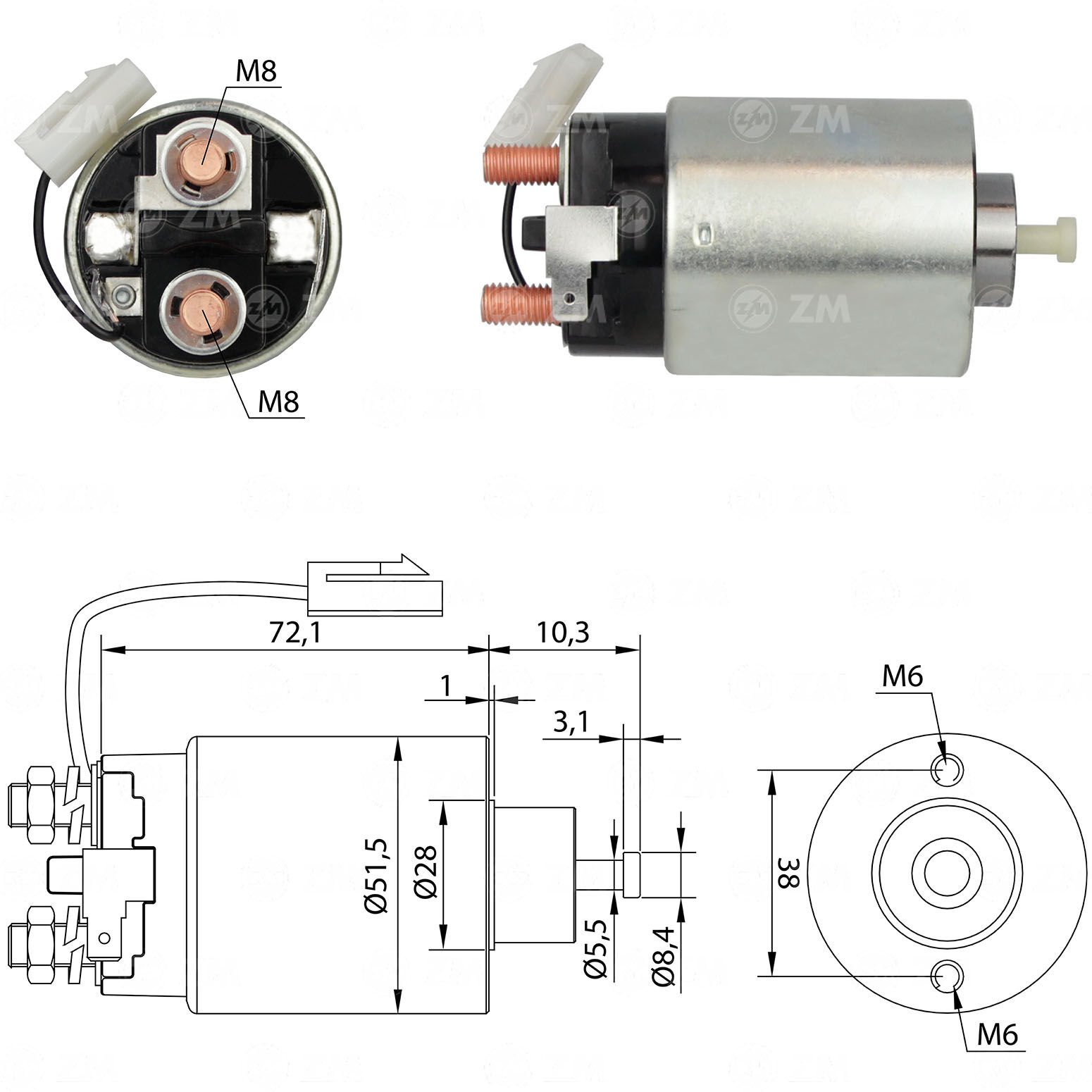 ZM 696 - MARŞ OTOMATİĞİ 12V