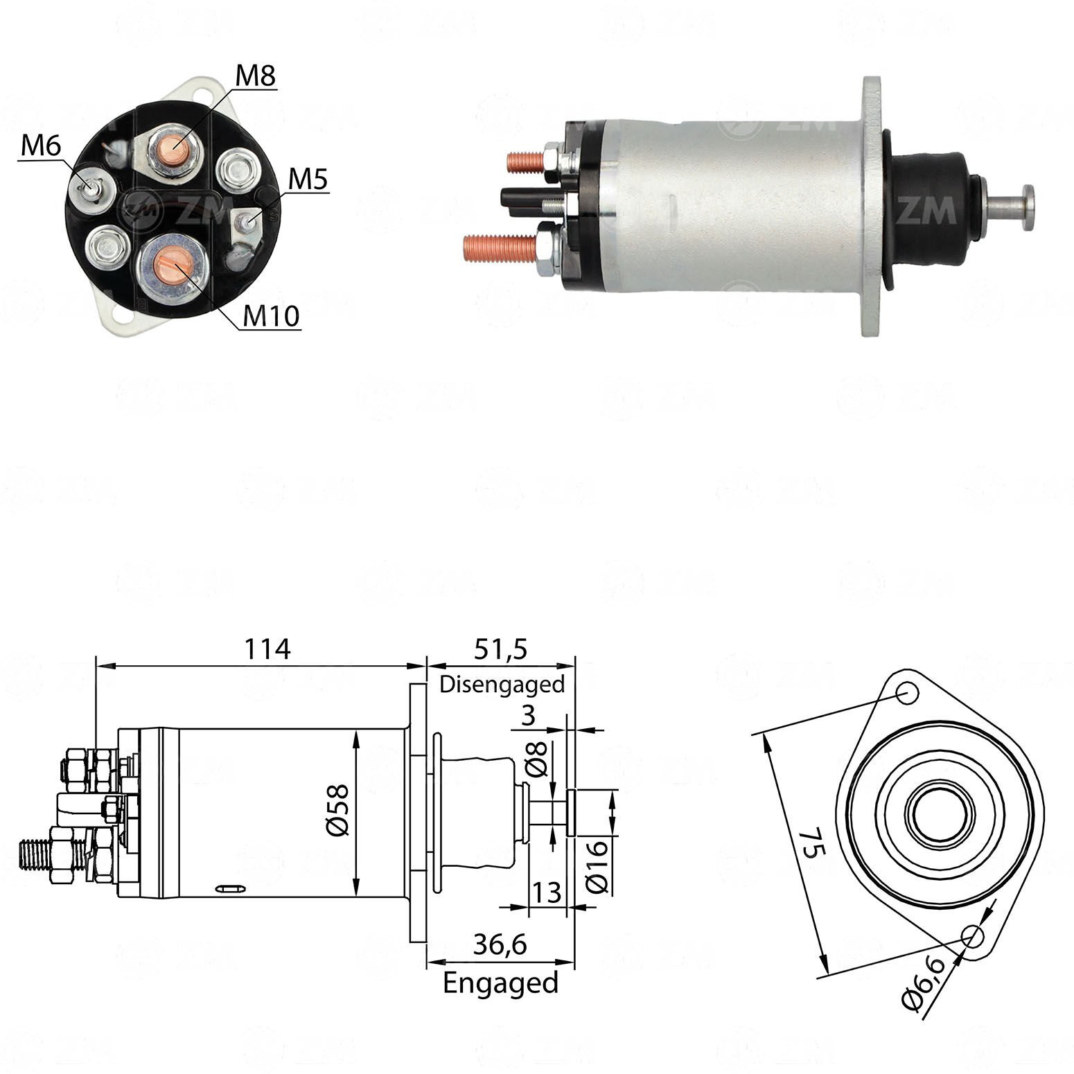 ZM 815 - MARŞ OTOMATİĞİ 24V
