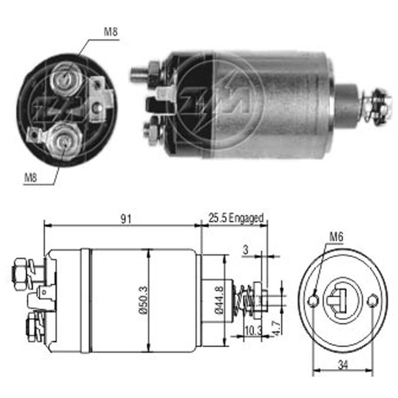 ZM 626 - MARŞ OTOMATİĞİ 12V