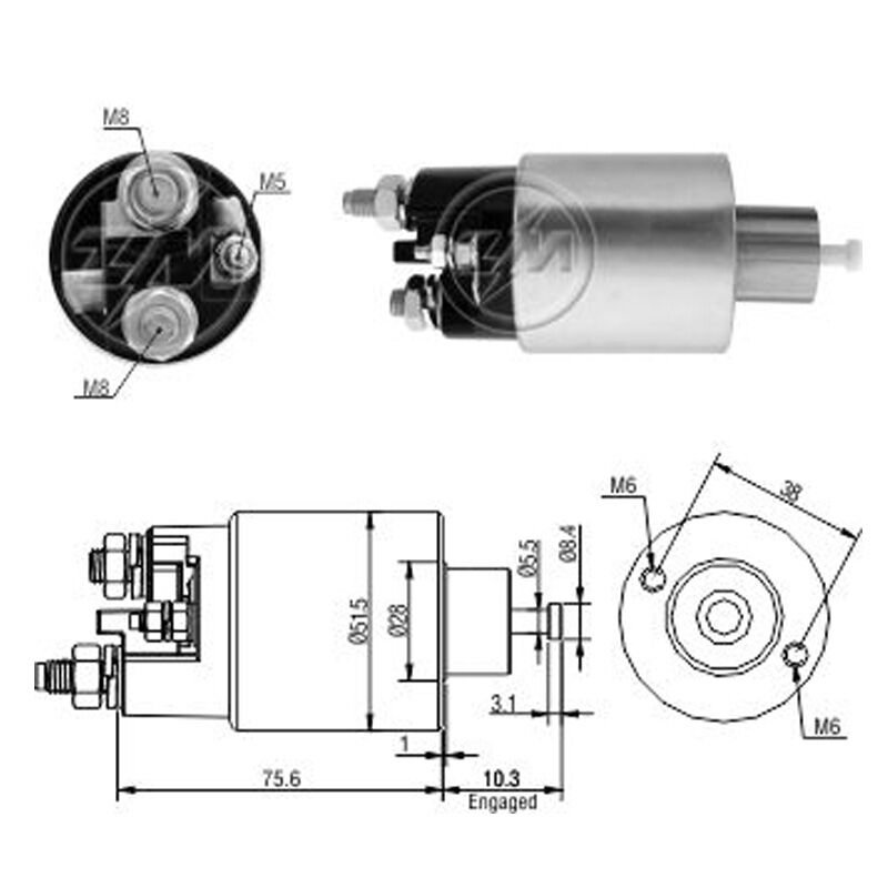ZM 995 - MARŞ OTOMATİĞİ 12V