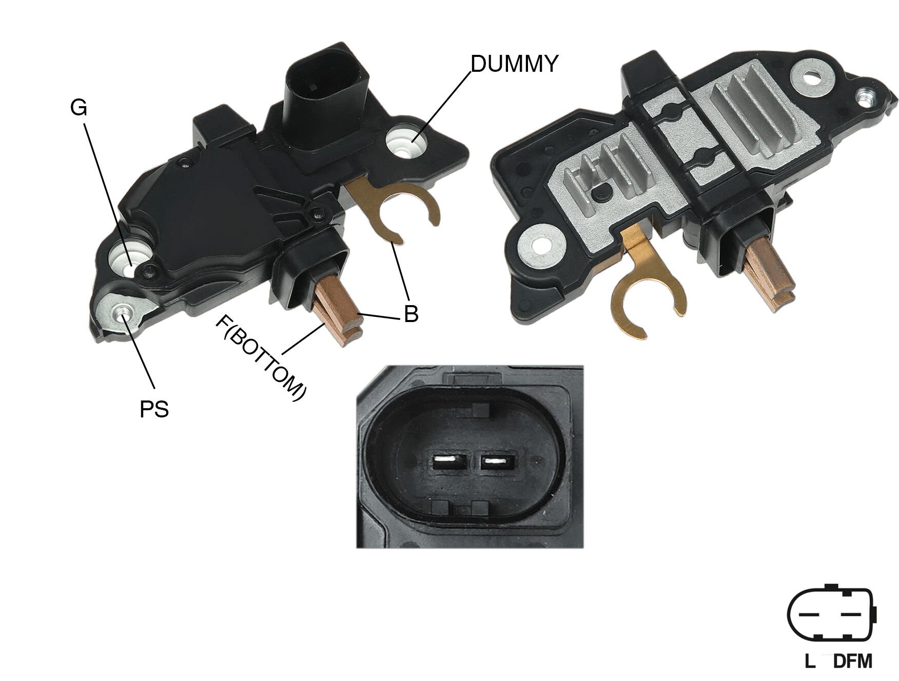 ALTERNATOR KONJEKTOR 12V VOLSWAGEN TRANSPORTER / BORA / GOLF / PASSAT 14MM