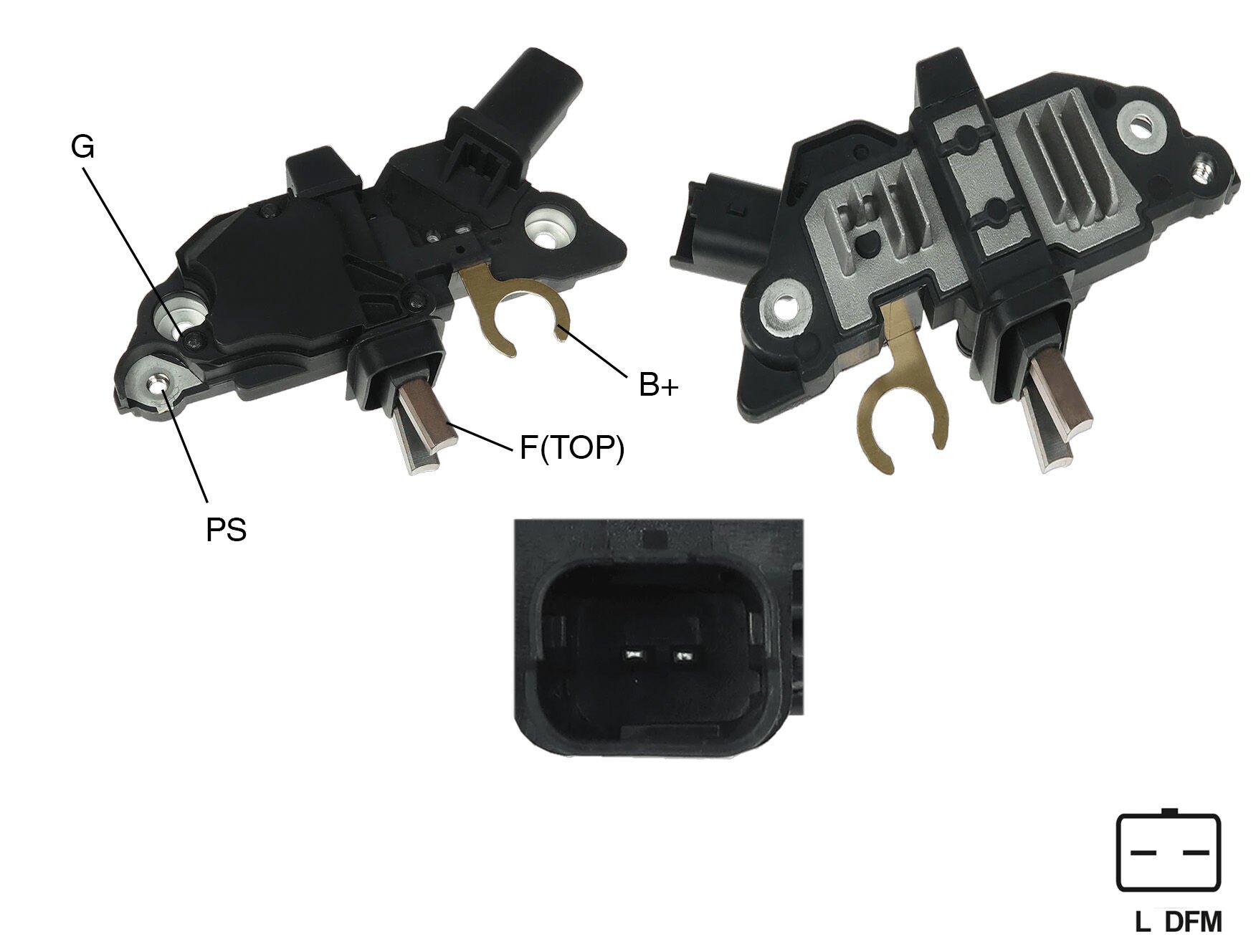 ALTERNATOR KONJEKTOR 12V CITROEN C3 1,4-1,6 HDI / C4 1,6-2,0 HDI / PEUGEOT 206 1,6 HDI / 307 1,6-2,0 HDI