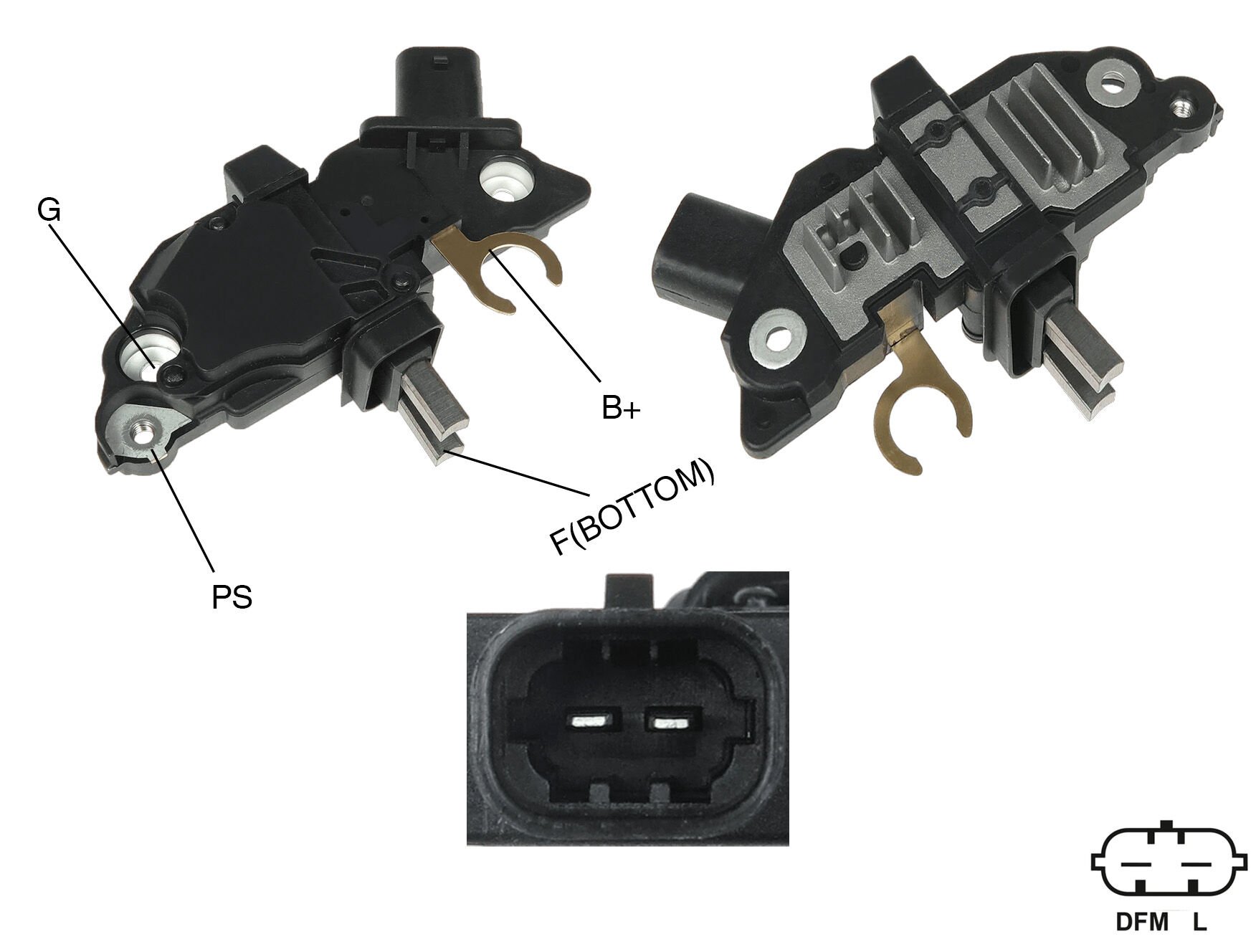 UVR B 371 - ALTERNATÖR KONJEKTÖR 12V