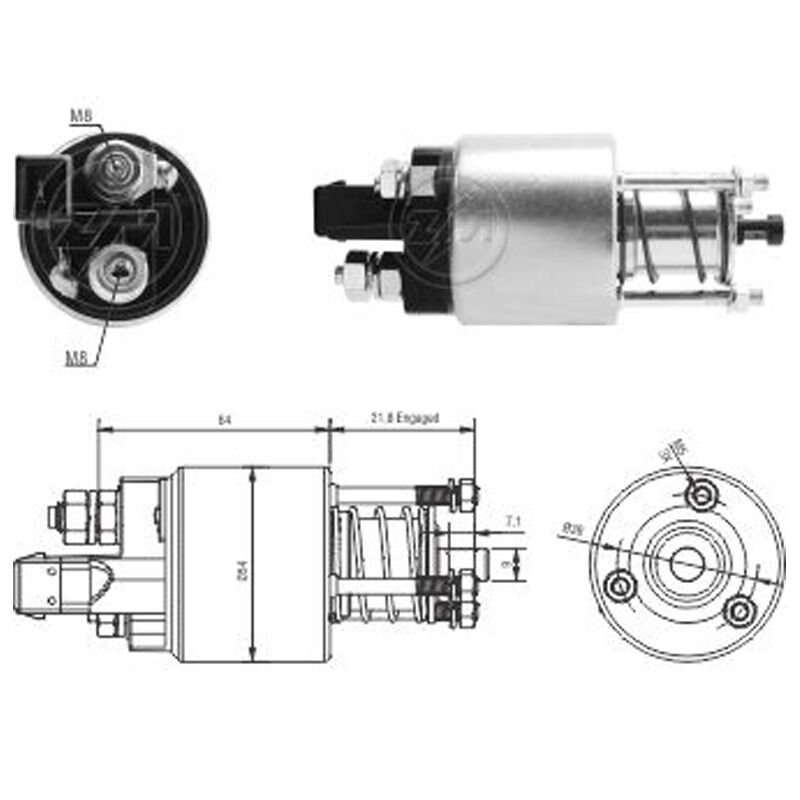 ZM 4397 - MARŞ OTOMATİĞİ 12V