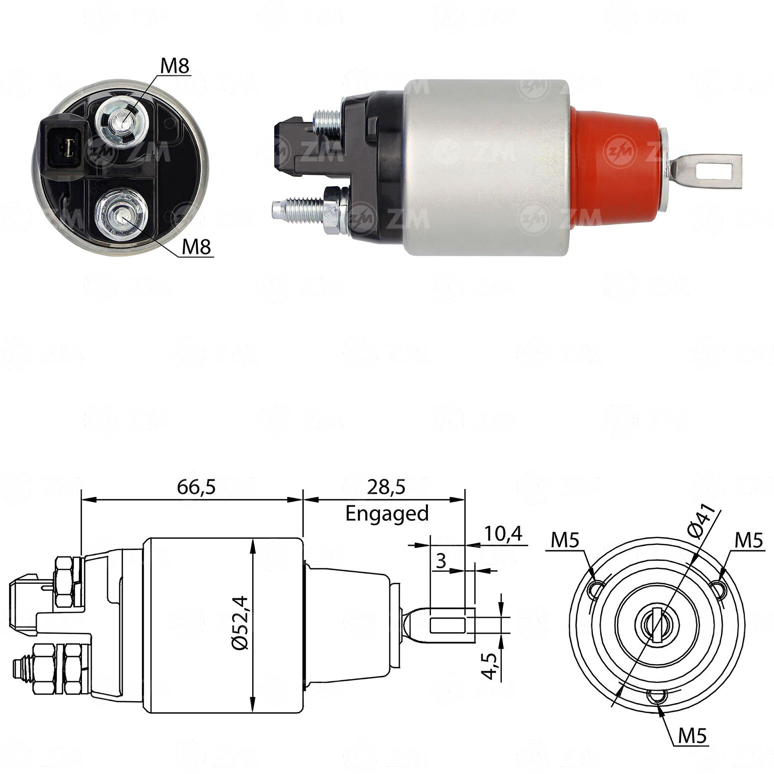 ZM 1382 - MARŞ OTOMATİĞİ 12V