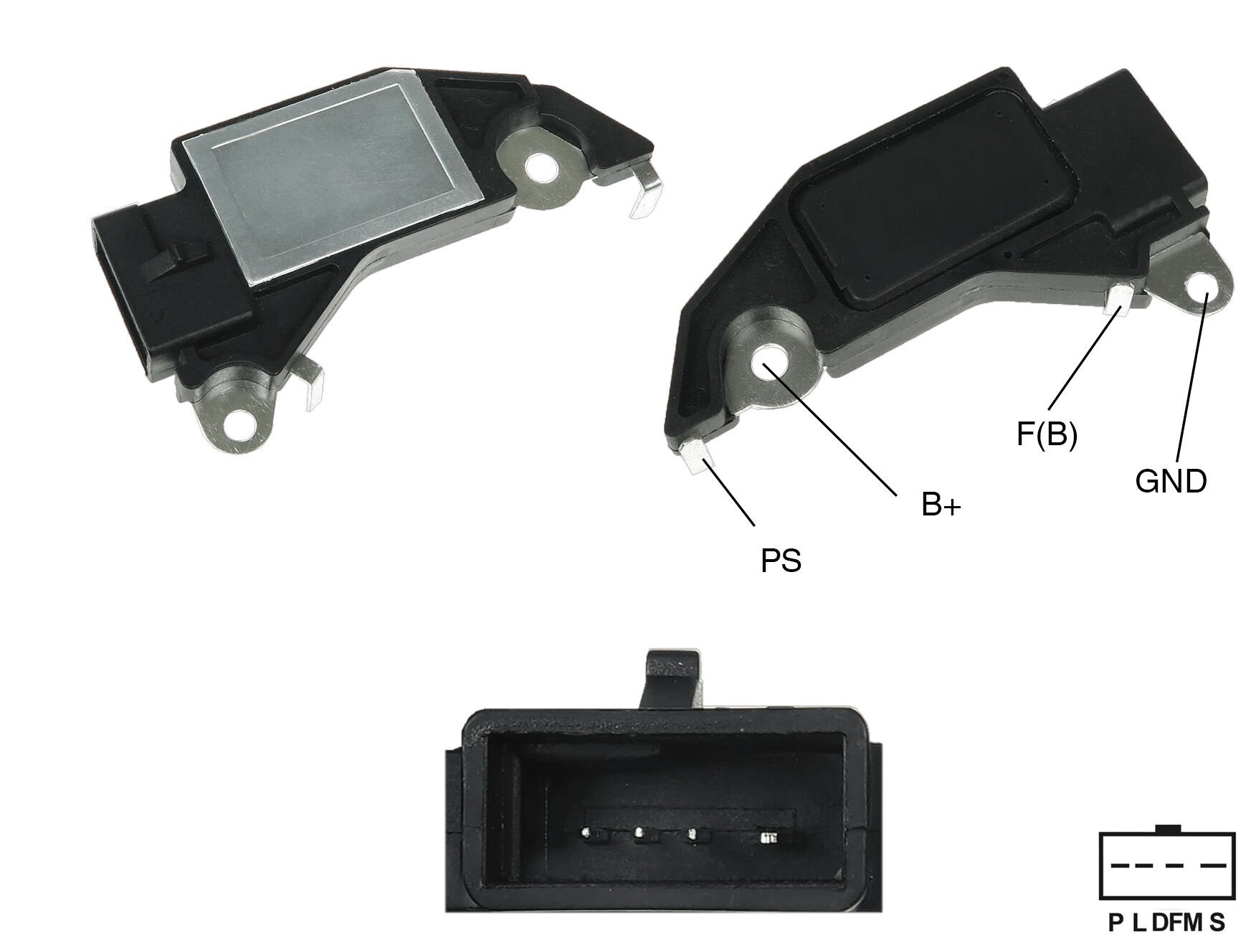 ALTERNATOR KONJEKTOR 12V BUICK / CADILLAC - 4 KALIN FIS