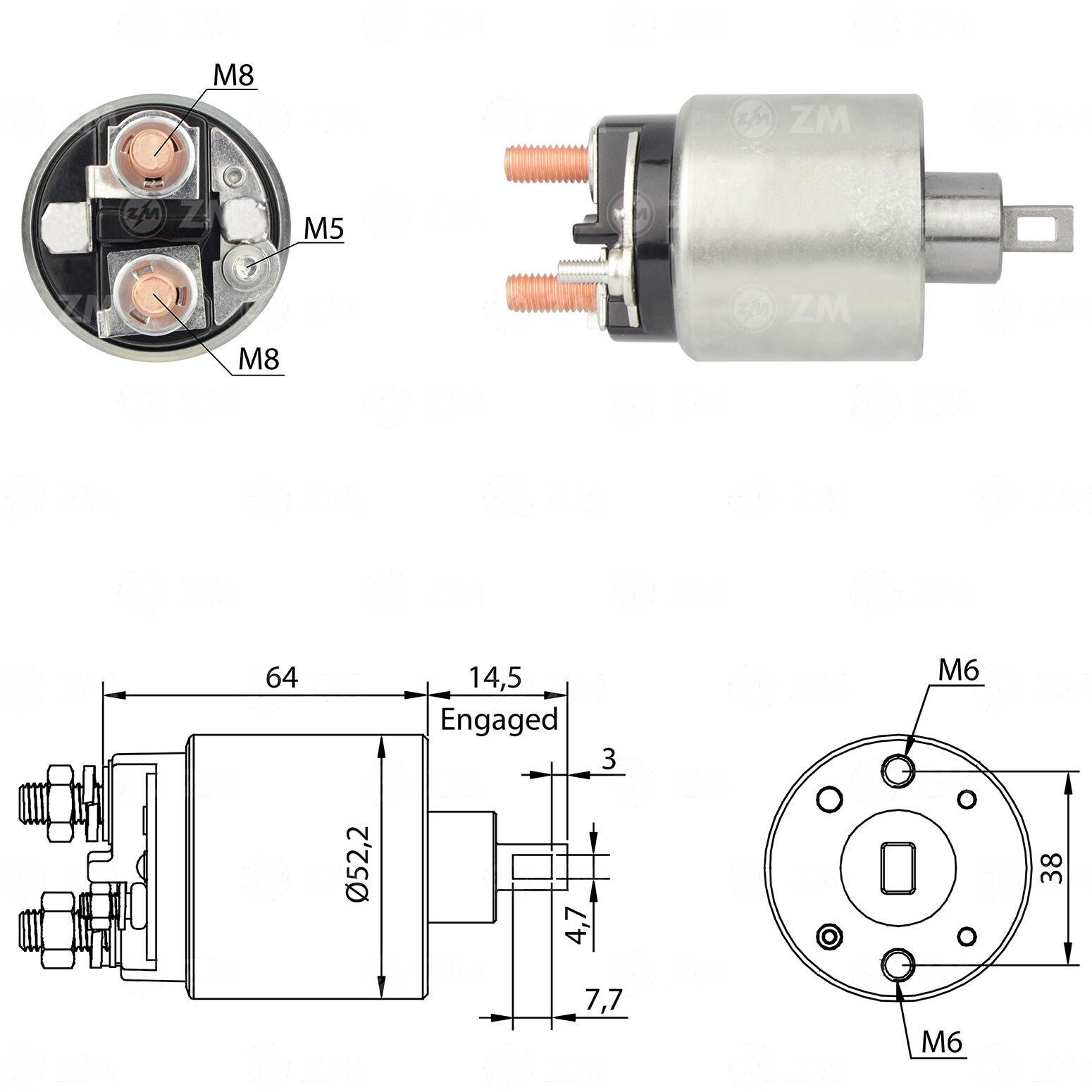 ZM 1710 - MARŞ OTOMATİĞİ 12V