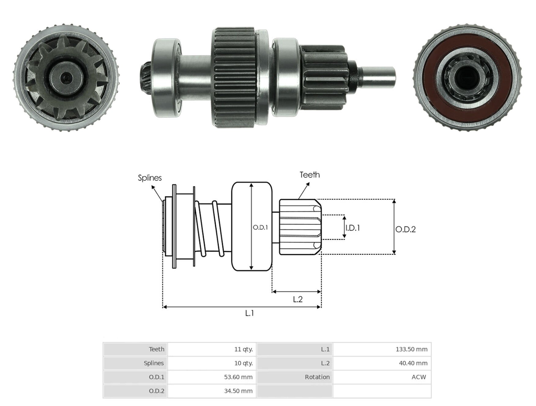 UMD 5439 - MARŞ DİŞLİSİ 11 DİŞ