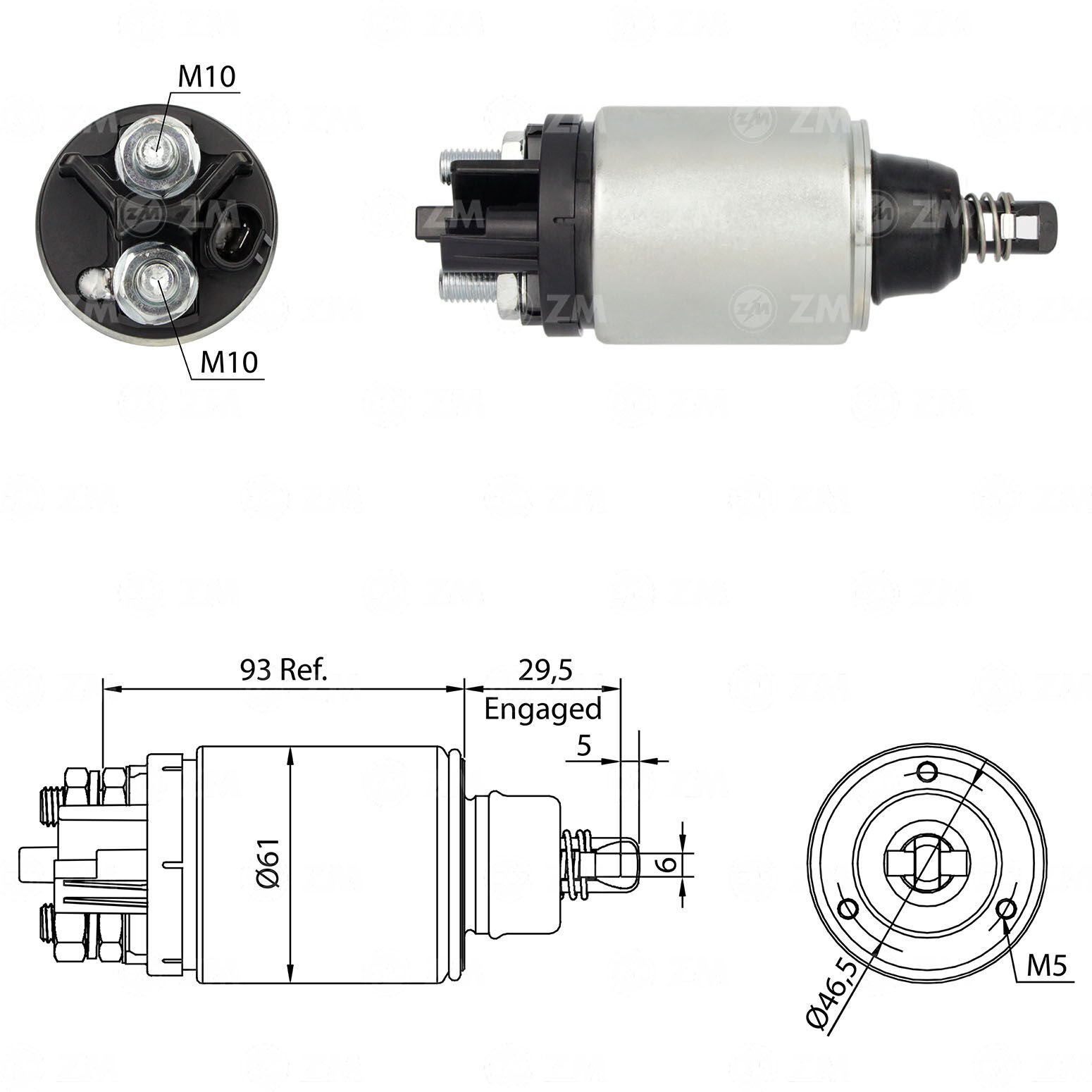 ZM 826 - MARŞ OTOMATİĞİ 12V