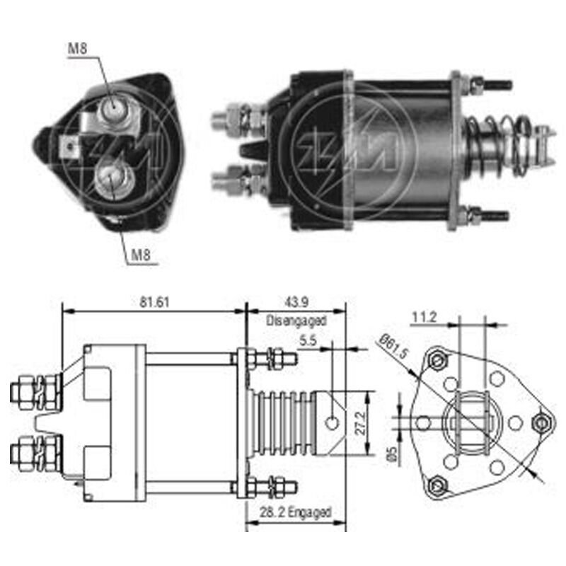 ZM 650 - MARŞ OTOMATİĞİ 12V