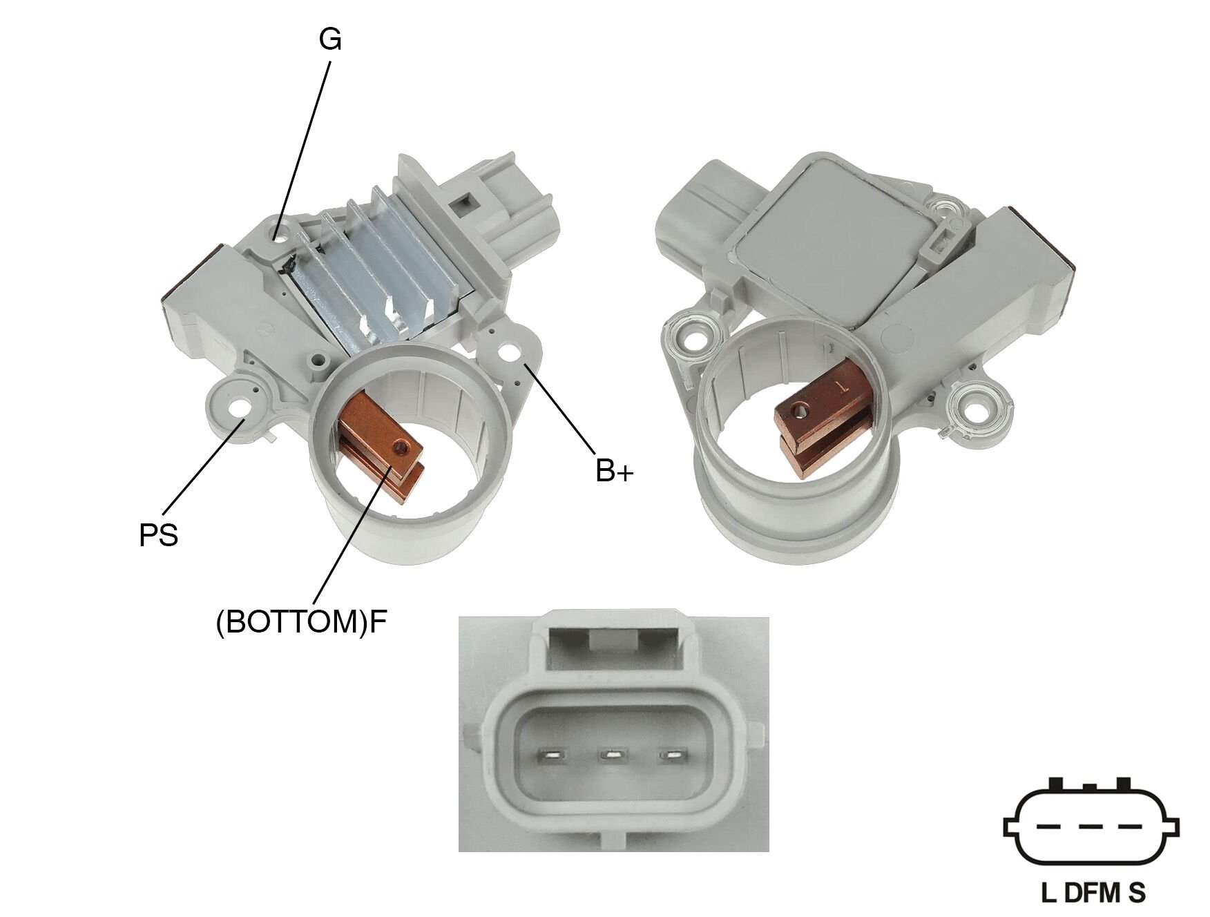 ALTERNATOR KONJEKTOR 12V FORD USA / LINCOLN / MERCURY (KOMURLU)