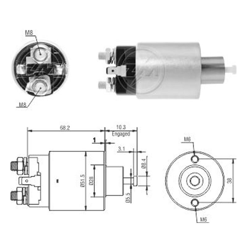 ZM 3995 - MARŞ OTOMATİĞİ 12V