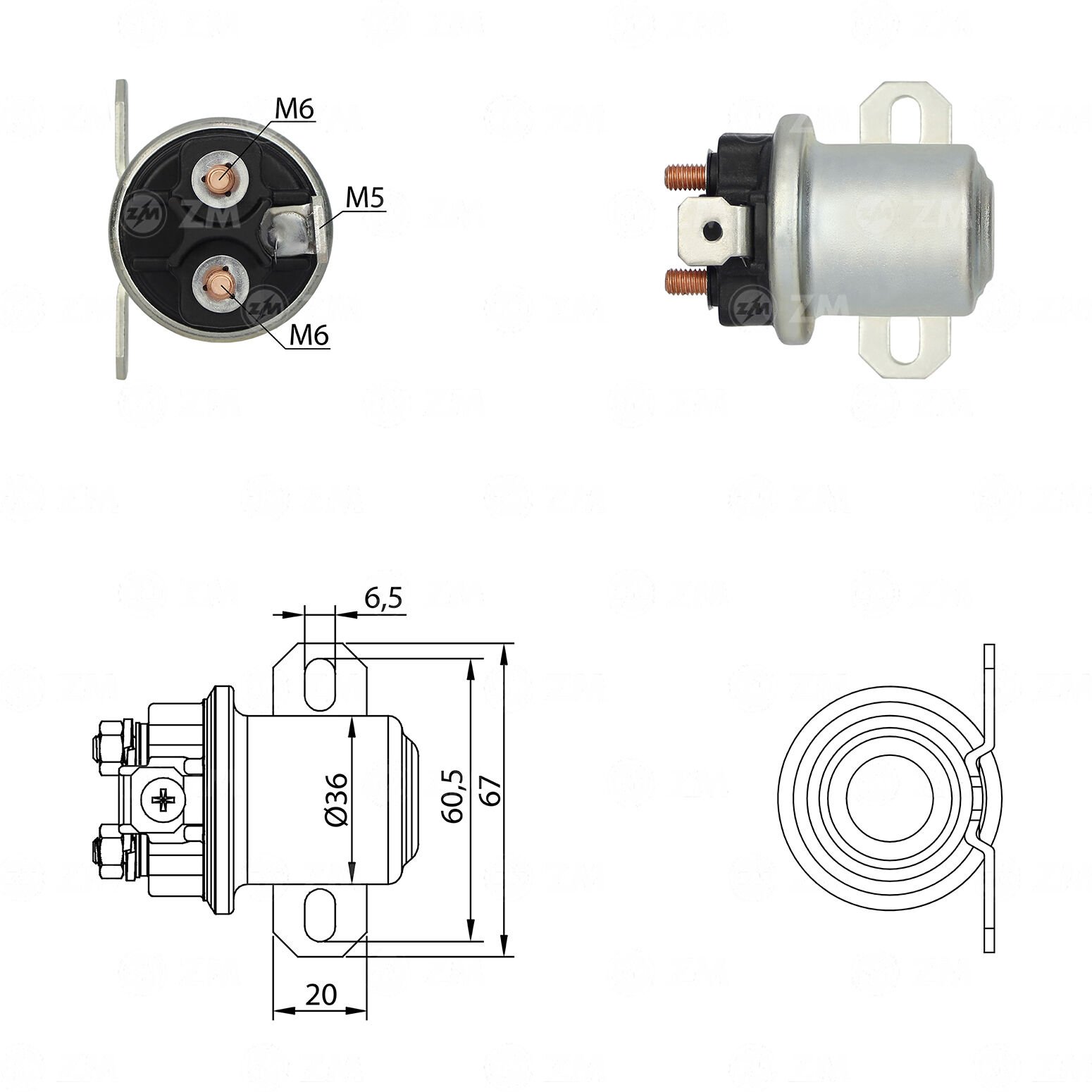 ZM 407 - MARŞ OTOMATİĞİ 12V