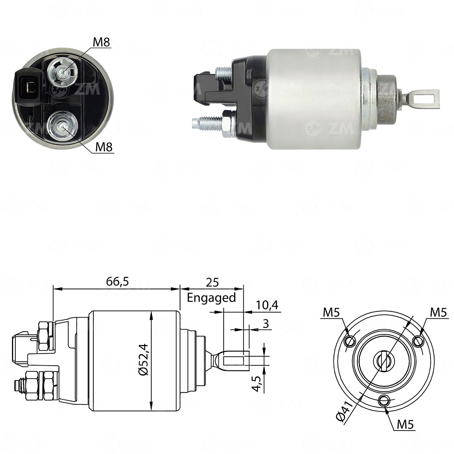 ZM 7381 - MARŞ OTOMATİĞİ 12V