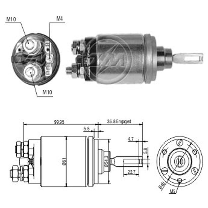 ZM 742 - MARŞ OTOMATİĞİ 12V