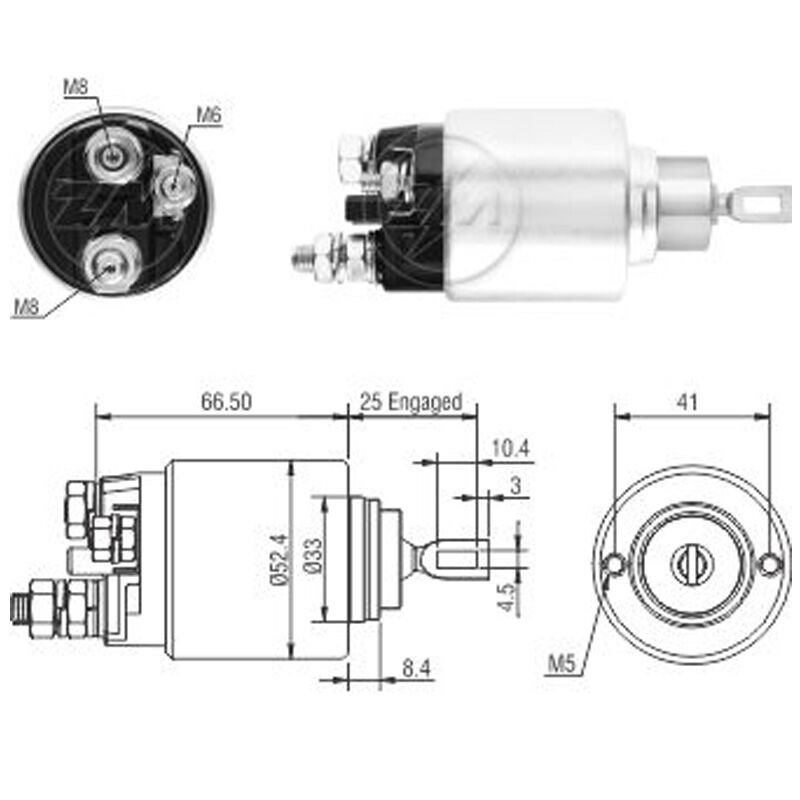 ZM 2382 - MARŞ OTOMATİĞİ 12V