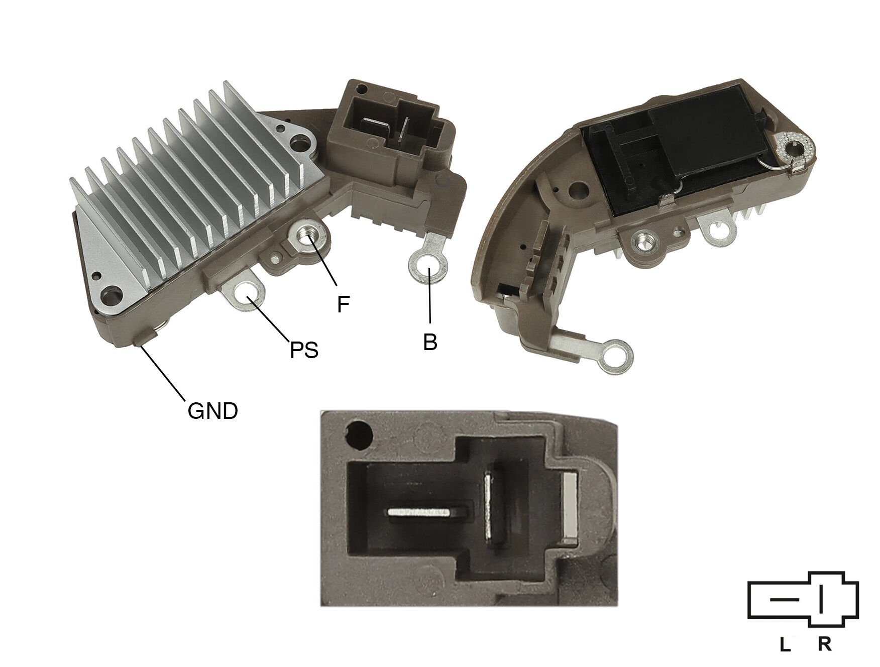 ALTERNATOR KONJEKTOR 12V DAIHATSU CHARADE / TOYOTA FORKLIFT 63,5MM