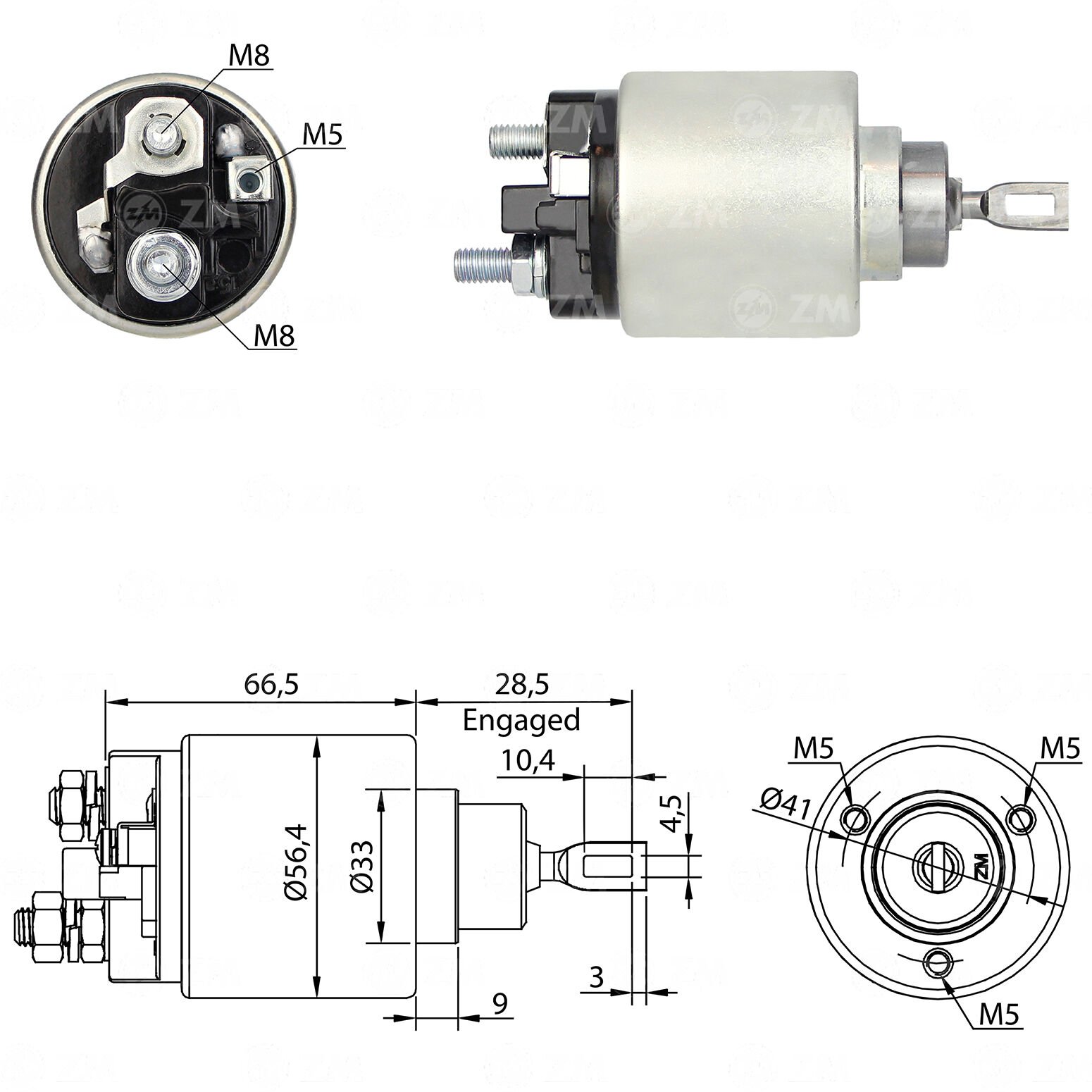 ZM 672 - MARŞ OTOMATİĞİ 12V