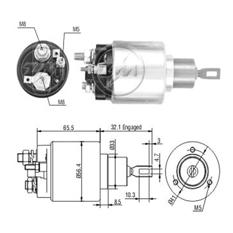 ZM 675 - MARŞ OTOMATİĞİ 12V