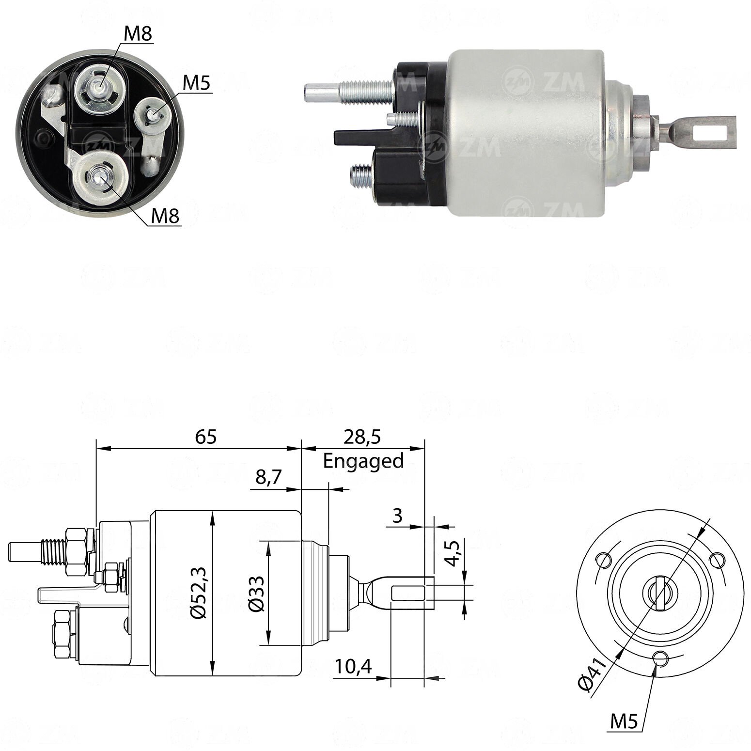 ZM 1379 - MARŞ OTOMATİĞİ 12V
