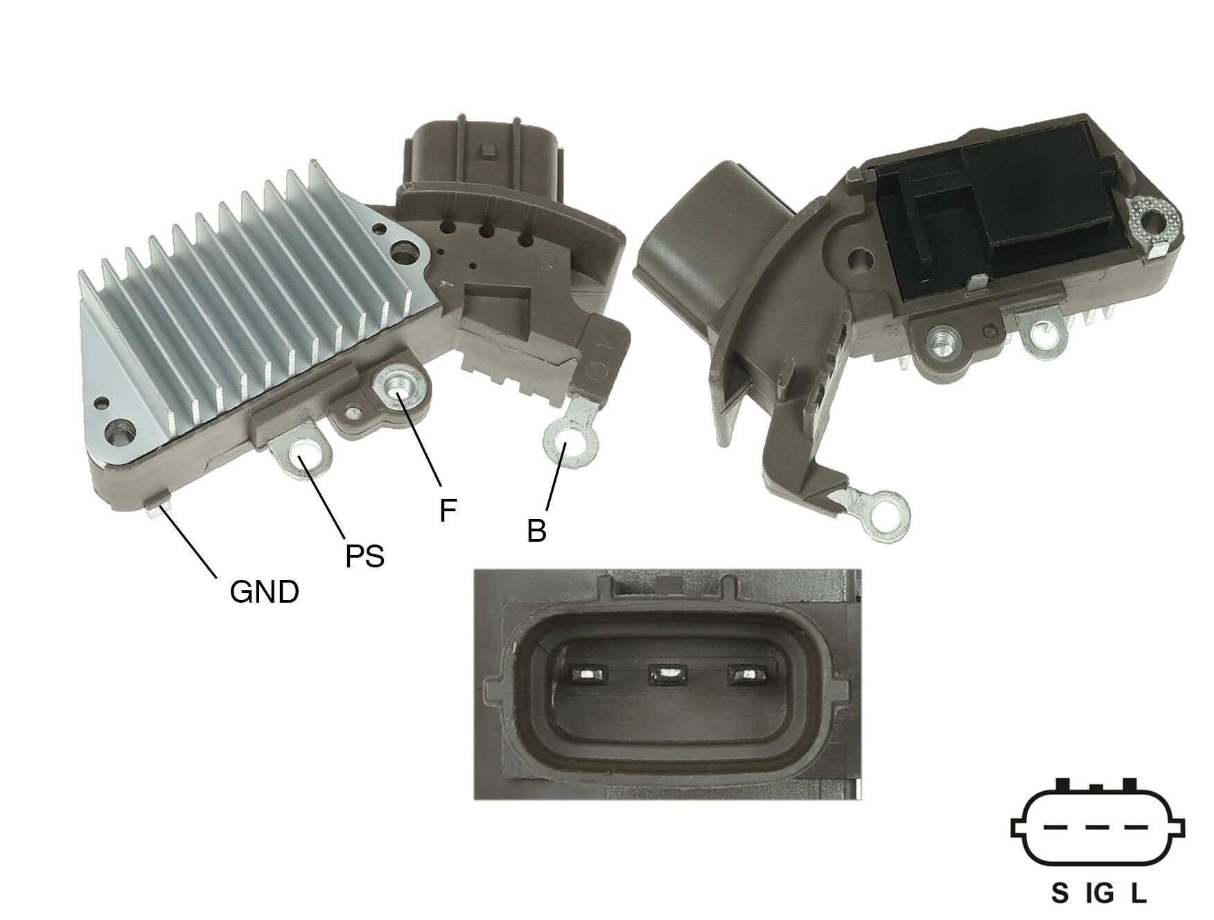 ALTERNATOR KONJEKTOR 12V TOYOTA COROLLA 98 MODEL ENJEKSIYONLU / CAMRY / LEXUS 63,5MM