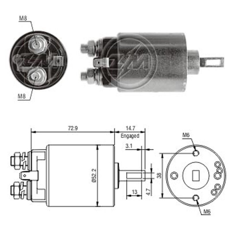 ZM 784 - MARŞ OTOMATİĞİ 12V