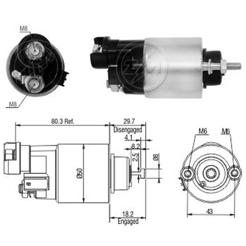 ZM 7705 - MARŞ OTOMATİĞİ 12V