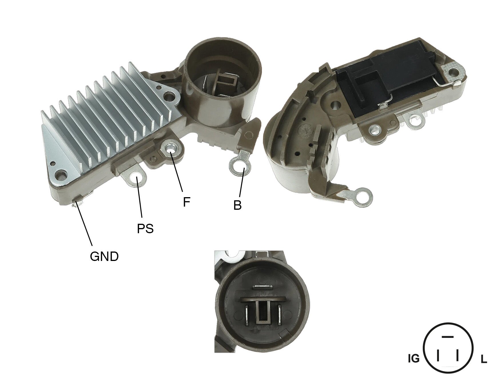 ALTERNATOR KONJEKTOR 12V TOYOTA / HONDA / ISUZU 63,5MM