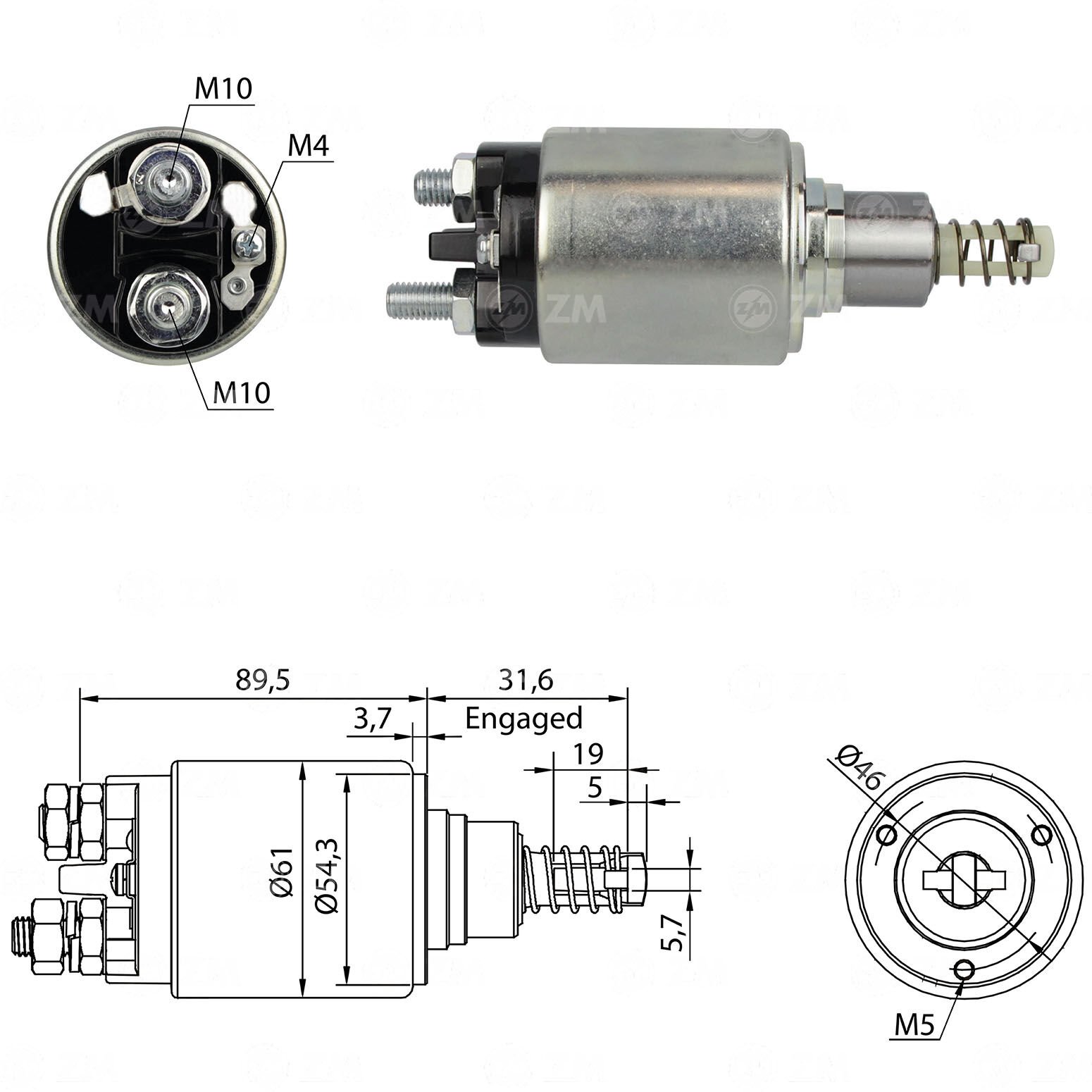 ZM 744 - MARŞ OTOMATİĞİ 12V