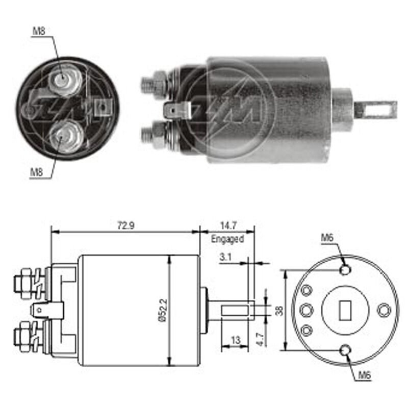 ZM 782 - MARŞ OTOMATİĞİ 12V
