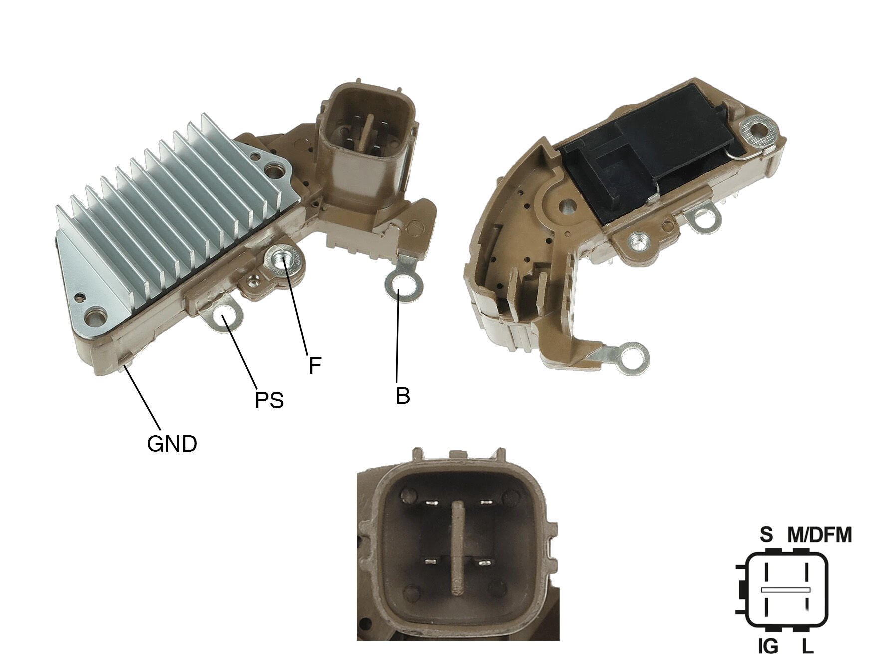 ALTERNATOR KONJEKTOR 12V HONDA ACURA - CIVIC 63,5MM