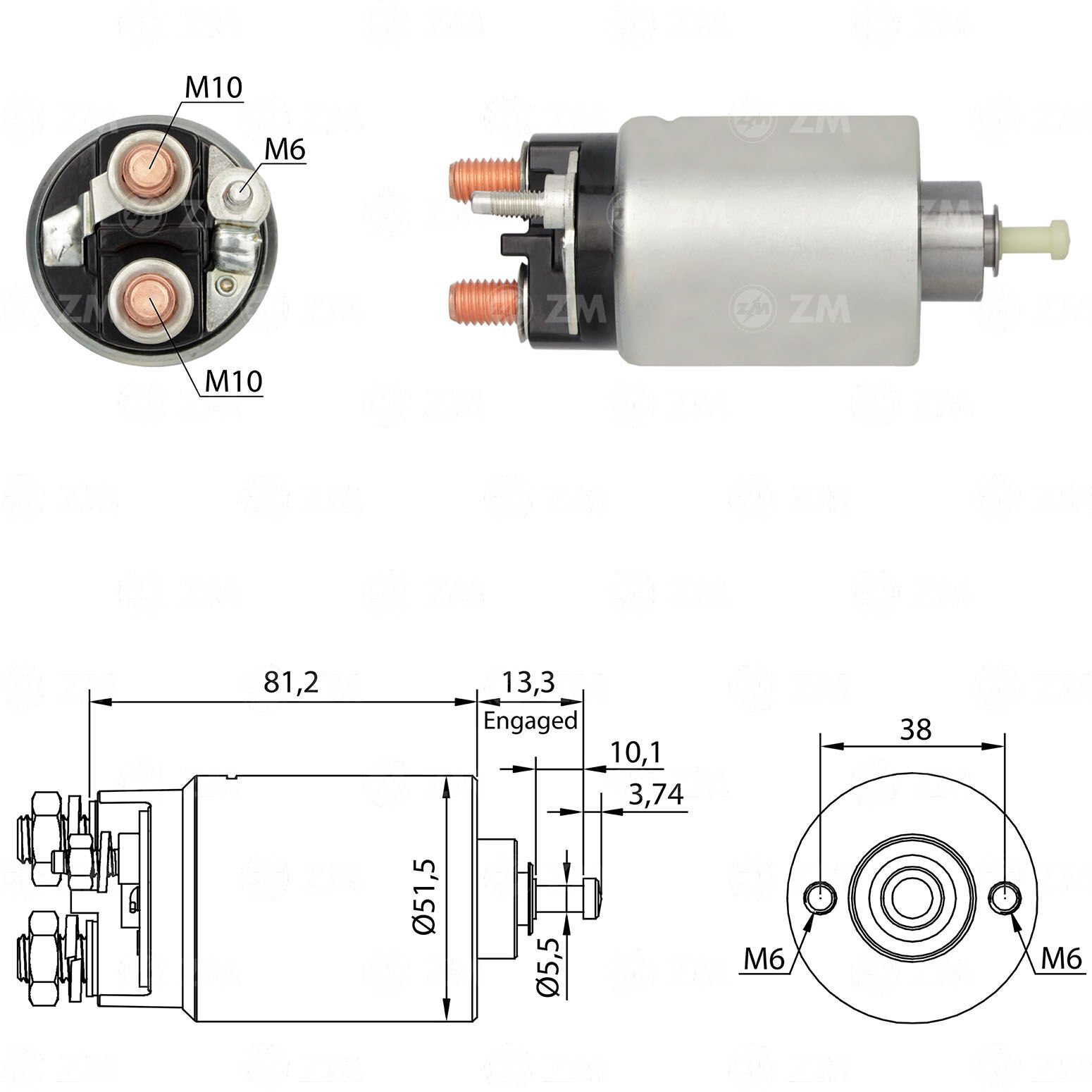 ZM 766 - MARŞ OTOMATİĞİ 12V