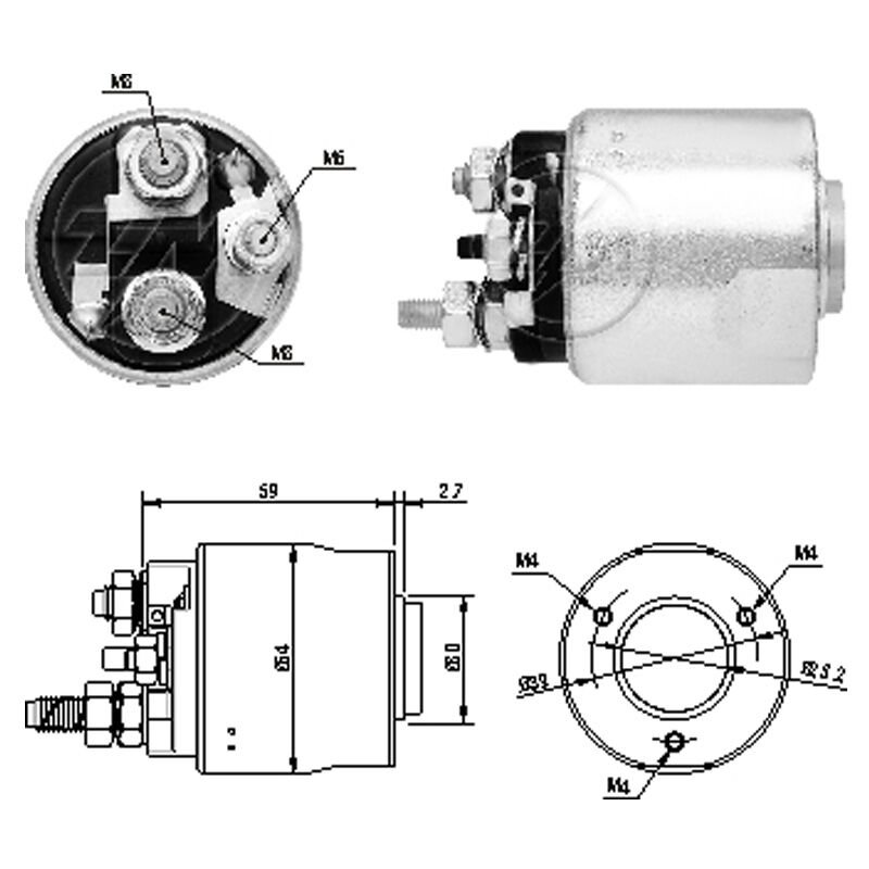 ZM 6495 - MARŞ OTOMATİĞİ 12V