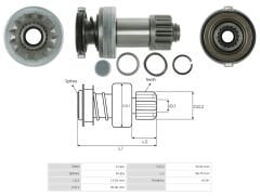 UMD 5859 - MARŞ DİŞLİSİ 13 DİŞ