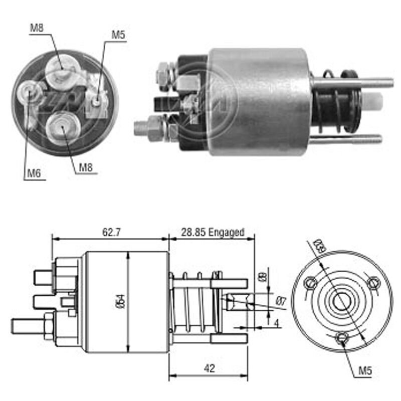 ZM 396 - MARŞ OTOMATİĞİ 12V
