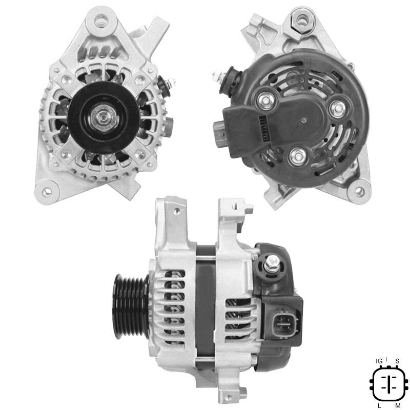 ALTERNATOR 12V 80 AMP TOYOTA AURIS - COROLLA 1.33 - URBAN CRUISER - YARIS 1.33 (104210-8280)